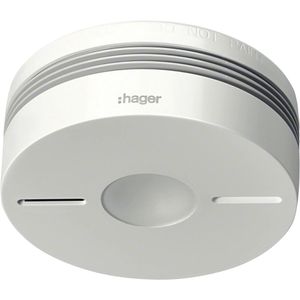Hager Rauchmelder Komfort Q, TG550A, Funk vernetzbar, 10 Jahre Laufzeit, 85 dB, VdS-geprüft, mit Q-Label