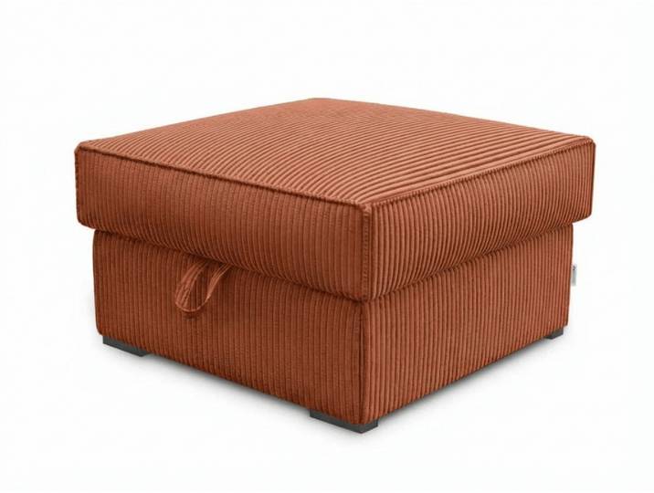 Hocker SMART COSARO XL mit Stauraum 71x71 cm, terrakotta
