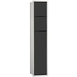 Emco Asis 150 Unterputz-WC-Modul 975027550 aluminium/schwarz, 809 mm