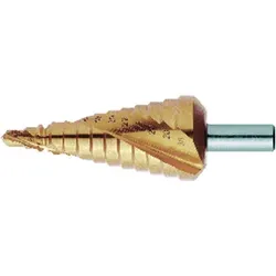 Stufenbohrer Universal HSS spiralgenutet TiN 4-20mm