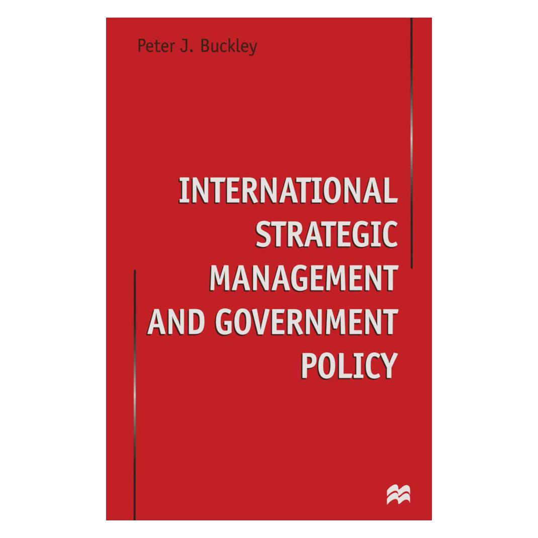 Springer International Strategic Management and Government Policy (Englisch, Softcover, Peter J Buckley, Peter J. Buckley) (55814063)