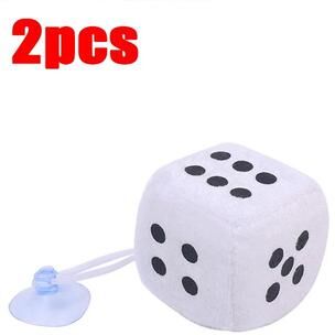 Inspire Essentials Plush Dice Car Hanging Pendant Set 11