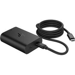 HP 65W Gan Usb-C Laptop Charger (65 W), Notebook Netzteil, Schwarz