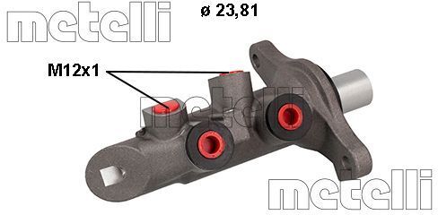 Metelli Hauptbremszylinder 050876 Für Renault