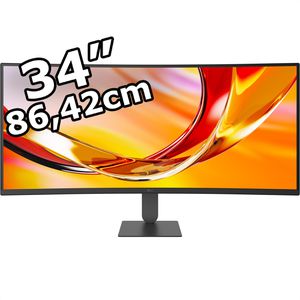 LG Monitor 34U620B-B, Curved, 34 Zoll, UWQHD 3440 x 1440 Pixel, 5 ms, 144 Hz, Curved