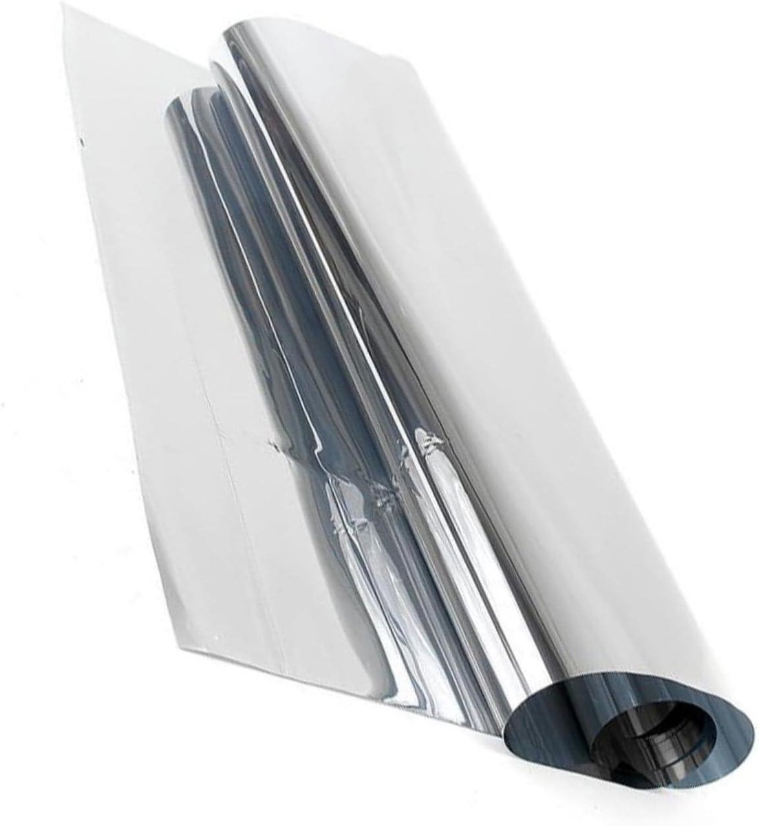 Zilveren Raamfolie Privacy met Statische Hechting - 200 x 50 cm
