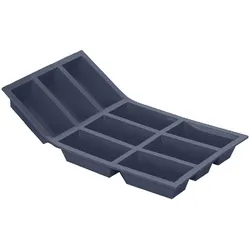 de Buyer Moul Flex Cakes, Backform, Schwarz