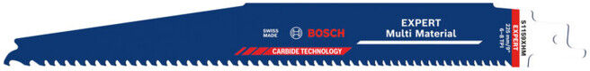 BOSCH Lames de scie sabre EXPERT Multi Material S1159XHM, 10 pièces (2608902336)