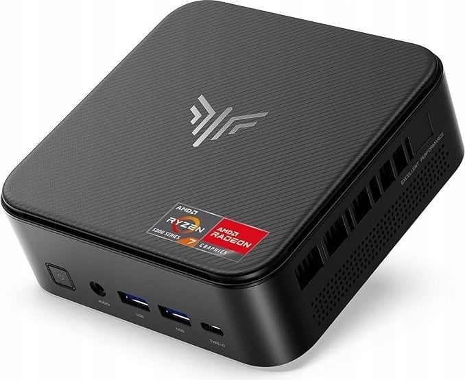 NiPoGi Mini-PC met AMD Ryzen 7 5700U processor, 16 GB geheugen, desktopcomputer voor kantoorgebruik