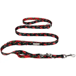 Amiplay 8in1 BeHappy XL verstellbare Leine Cherry