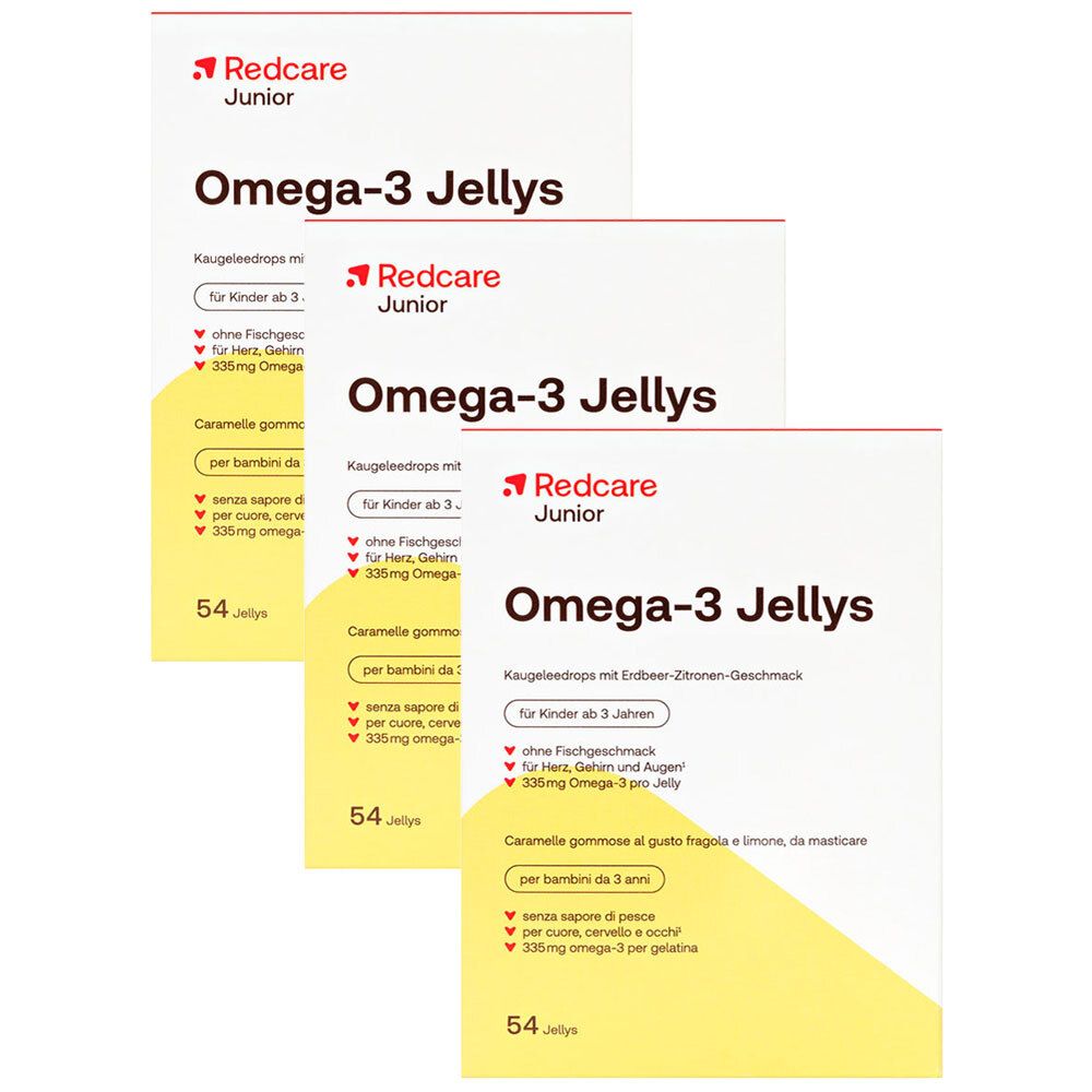 Redcare Junior Omega- Jellies 3er-Set 3x54 St Kaudragees