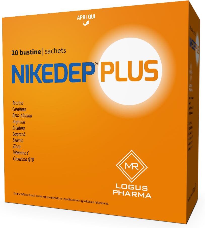 LOGUS PHARMA Srl Nikedep Plus, 20 bustine