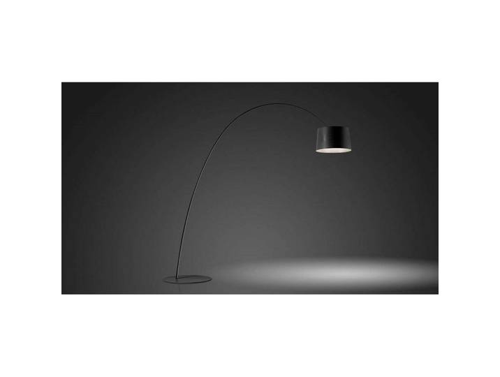 Twiggy Elle Lampadaire Tunable White Noir - Foscarini - Salon / séjour - Métal