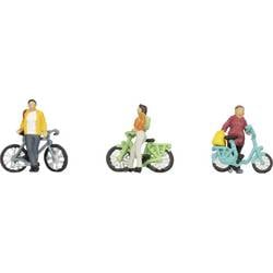 NOCH N Fahrradfahrer Fertigmodell, Kunststoffmodell, handbemalt, Stehend 0036896