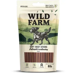 WILD FARM Rindersticks 80g Hundeleckerli