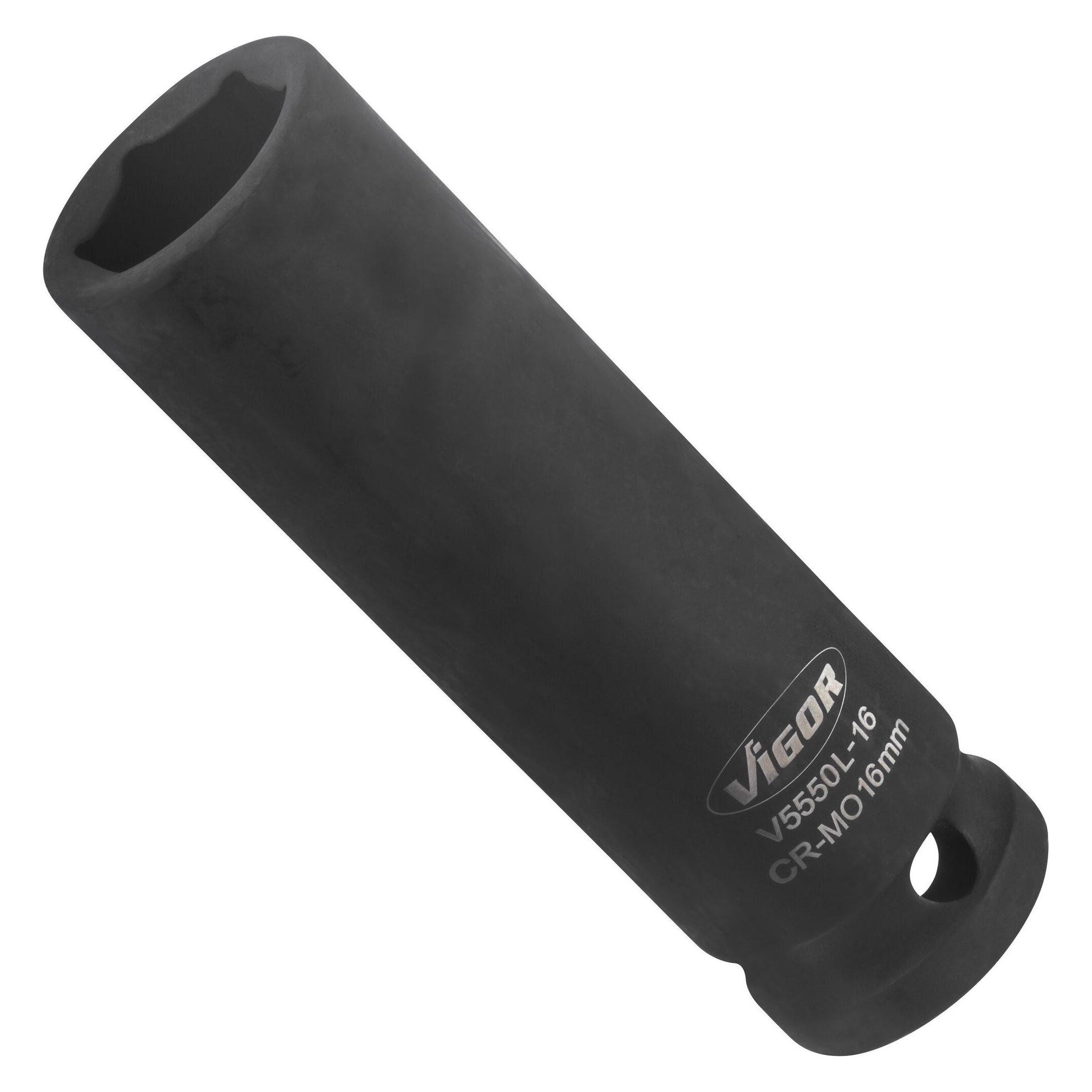 Vigor Kraftsteckschlüssel lang 1/2" SW 16 (16 mm) (V5550L-16)
