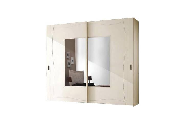 JVmoebel Kleiderschrank Schrank mit Schiebetüren aus Holz im modernen Design Made in Europa
