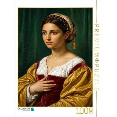 CALVENDO Puzzle Bildnis einer jungen Frau | 1000 Teile Lege-Größe 64x48cm Foto-Puzzle für glückliche Stunden