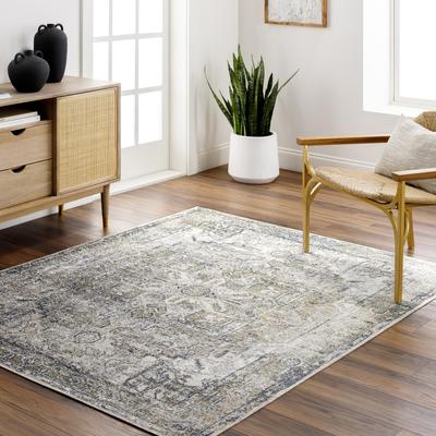 Livabliss Lillian Machine Washable Faded Classic Area Rug