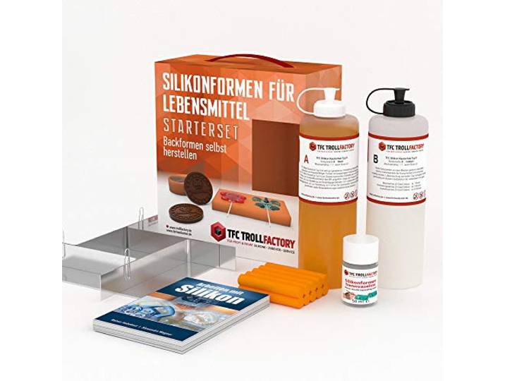 TFC Troll Factory Starterset DIY Silikon Kautschuk Backformen Lebensmittel selbst herstellen abformen