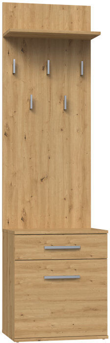 17 Stories 0 Door Laminate Wardrobe Artisan 50cm W X 35cm D