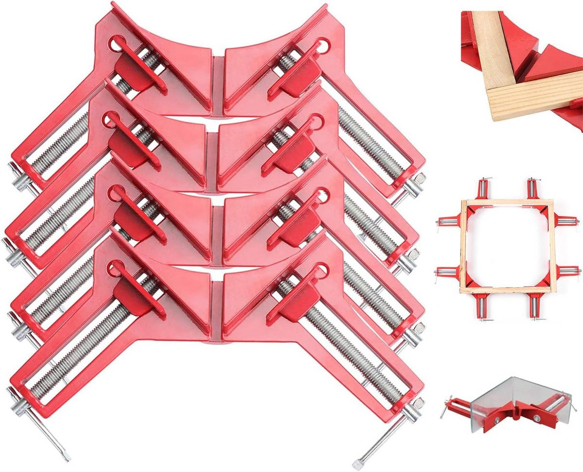 90 Graden Hoekklemmen - 4 Stuks voor Houtbewerking en DIY