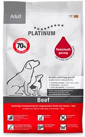 Platinum Natural Adult Beef & Potato para Perros 15 Kg