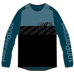 100%, Herren, Velotrikot, R-Core Jersey (XL), Schwarz, XL