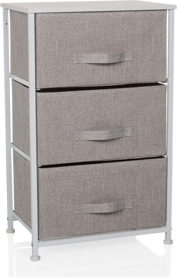 hjh LIVING Cómoda tela gris