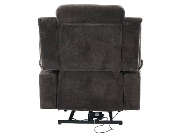 Massagesessel mit Heizung Lift USB Massage 8-Punkt-Vibrationsmassage, Lendenheizung, stufenlose Neigung, USB-Anschluss, 150 kg Traglast, Kiefernholz & Stoff