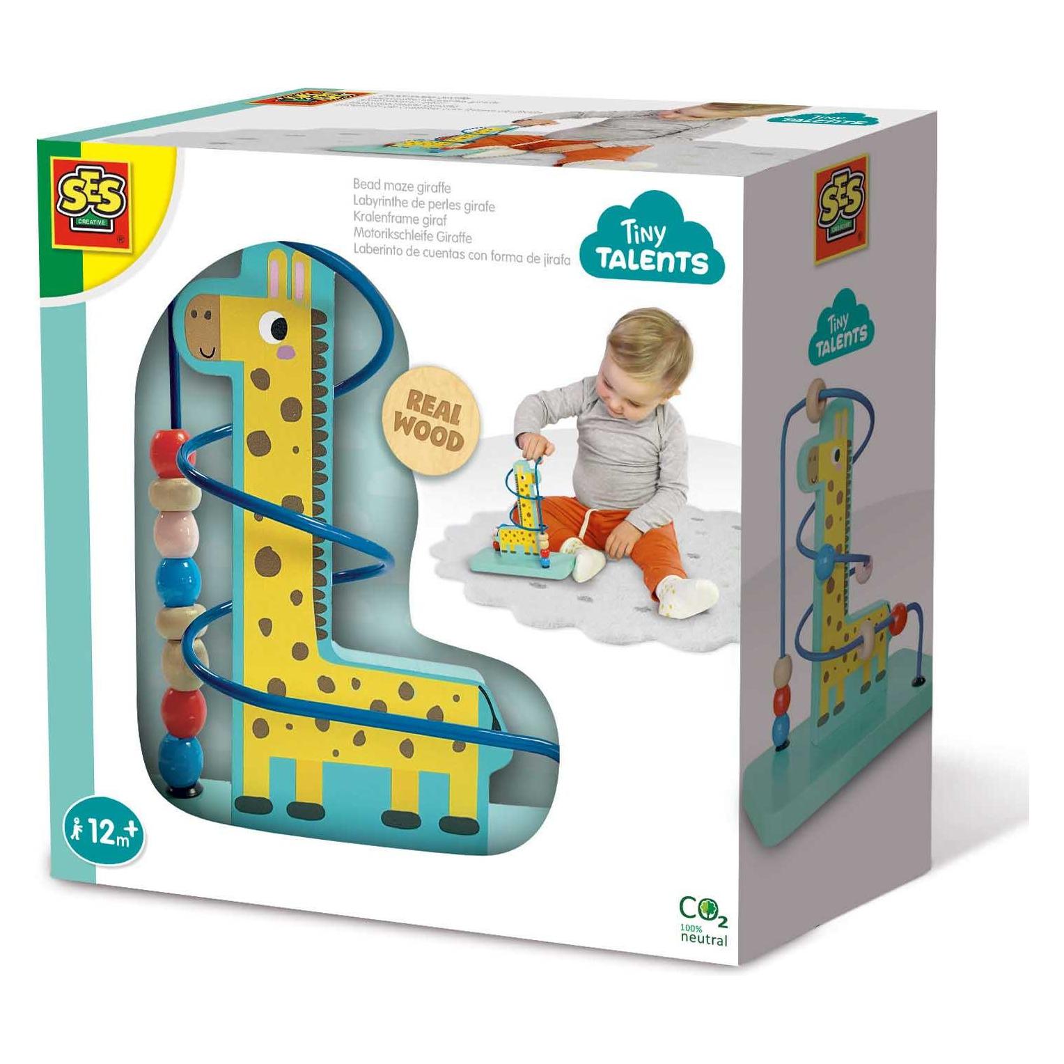 Ses Tiny Talents - Fortbewegungs-Spiralgiraffe (13119)