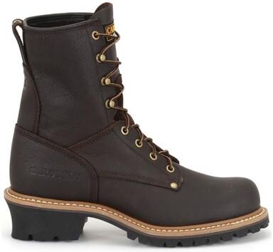 "Carolina Elm 8"" Logger - Mens 8 Brown Boot D"