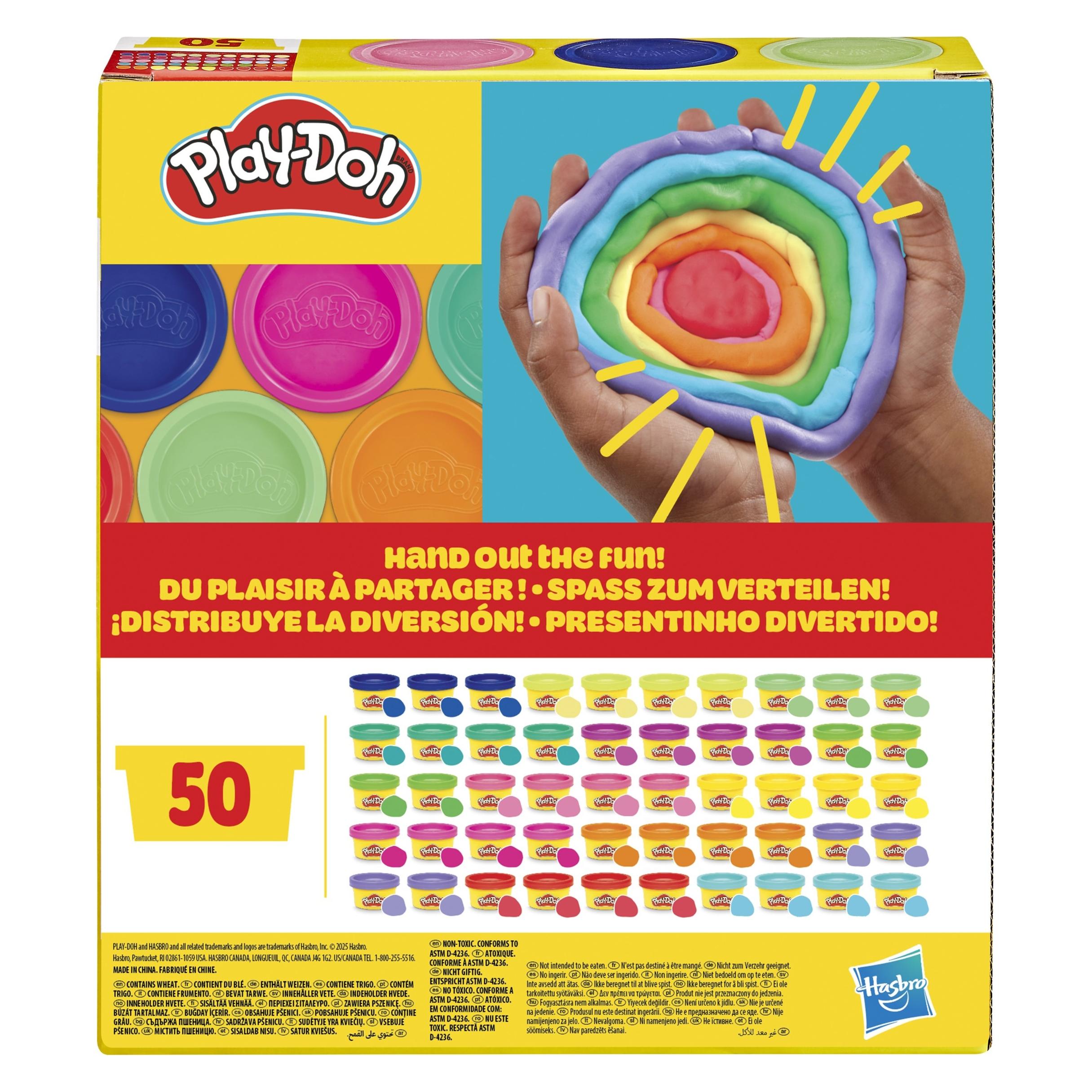 Play-Doh 50er-Pack Regenbogenfarben (348-1761)