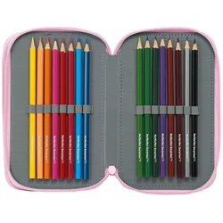 Surprise!, Etui, Dreifaches Federmäppchen Na!Na!Na! Surprise Sparkles Hellrosa (36 Stücke)