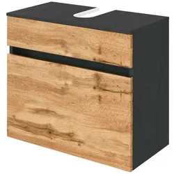 Held-Möbel Waschbeckenunterschrank Lucca Holzoptik Braun Eiche
