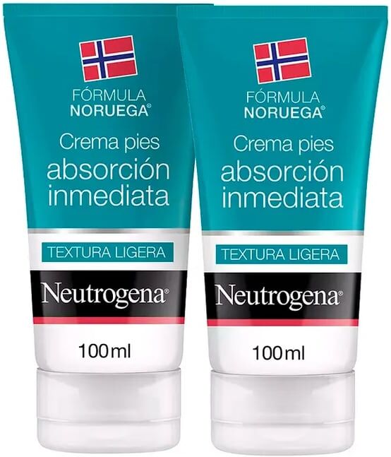 Neutrogena Creme Pés Absorção Imediata Lote 2 Unds 100 ml