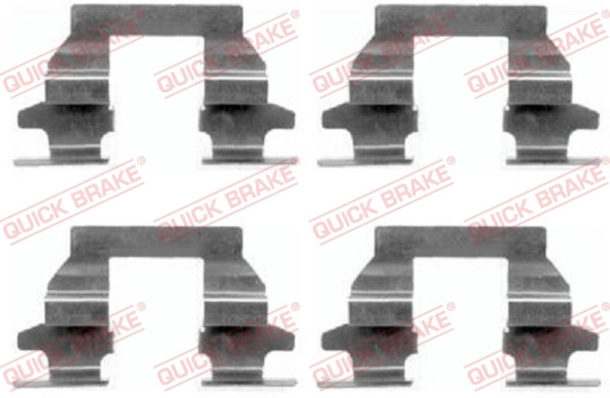 Zubehörsatz, Scheibenbremsbelag QUICK BRAKE 109-1625