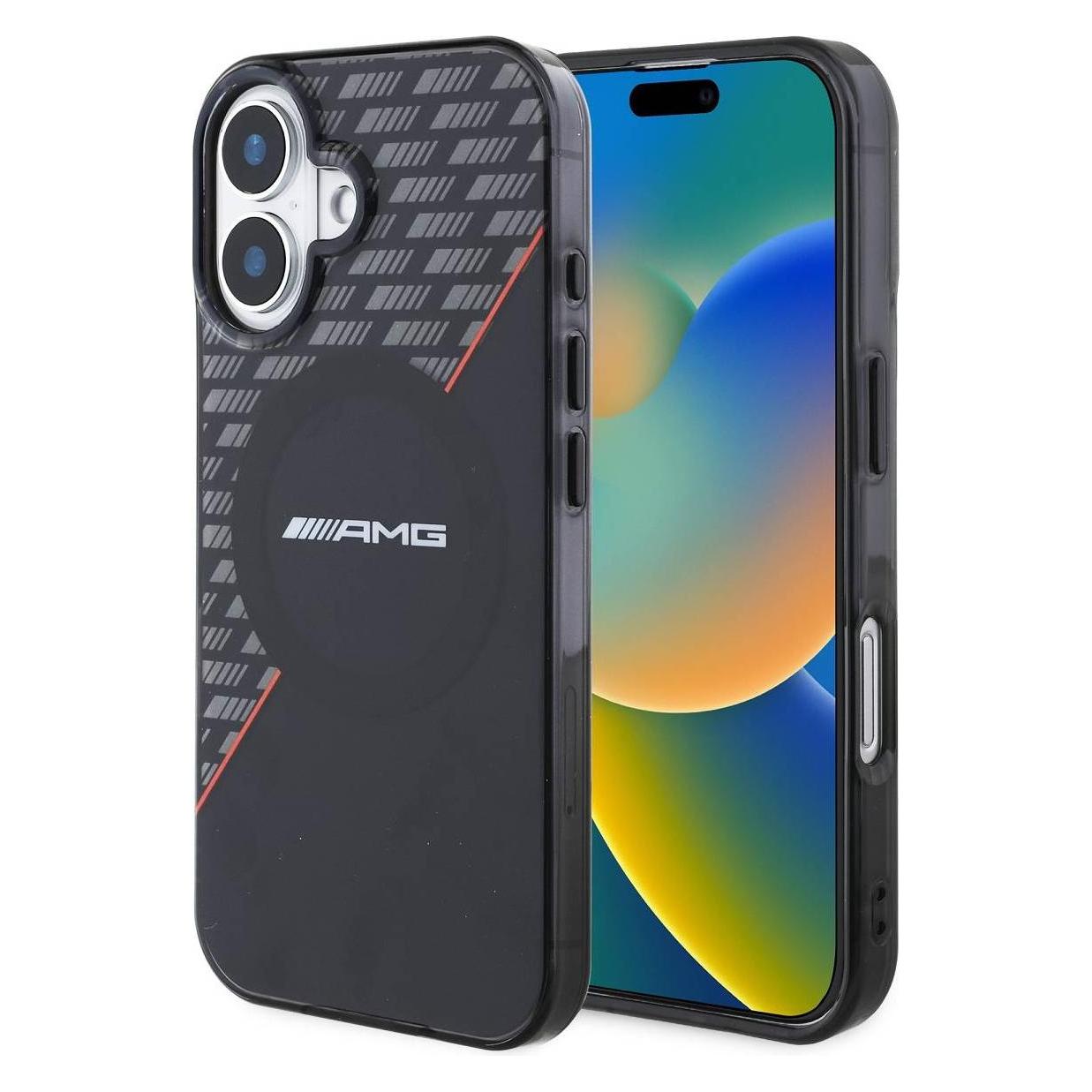 AMG Rhombs MagSafe Case (Apple iPhone 16 Plus) (AMHMP16M24HRDKR)
