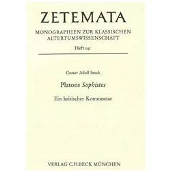 Platons Sophistes, Sachbücher von Gustav Adolf Seeck