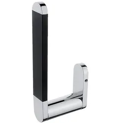 Nimco Toilettenpapierspender Nava Schwarz/Chrom Metall NA28055R