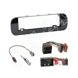Fiat Panda (319) ab 01/2012 Autoradio 1-DIN Radioblende+Adapterkabel Einbause...