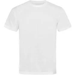 Stedman, Herren, Sportshirt, Cotton Touch T-Shirt (S), Weiss