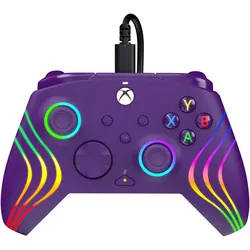 PDP Afterglow Wave (PC, Xbox Series S, Xbox Series X), Gaming Controller, Violett