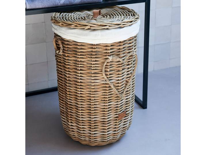 Rivièra Maison Wasmand Heart Rattan - Brown
