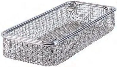 ERMIS MedTech GmbH Edelstahl-Siebkorb, 270 x170 x 42mm für Dental-Container ER590.045