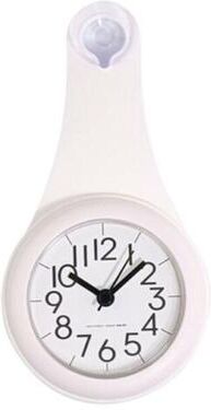 Discount Dollar Deals Kitchen Wall Clock, Bathroom Hanging Clock, Multipurpose Water Resistant Clock For Birthday Christmas New Year Gift white