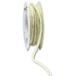PRÄSENT Filzkordel 5mm x 15m creme