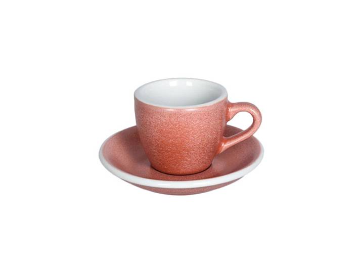 Espressotasse mit Untertasse Loveramics Egg Cinnabar, 80 ml