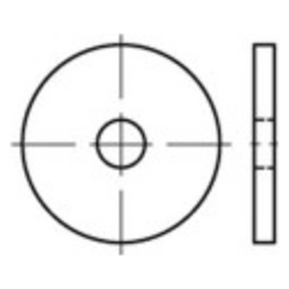 Toolcraft Scheiben DIN 1052 Stahl galvan (50 Stk.) (135706)