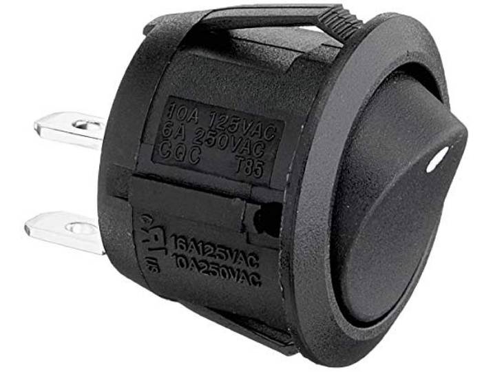 AIV 530244 (tuimelschakelaar rond, inbouwmaat 19 mm)